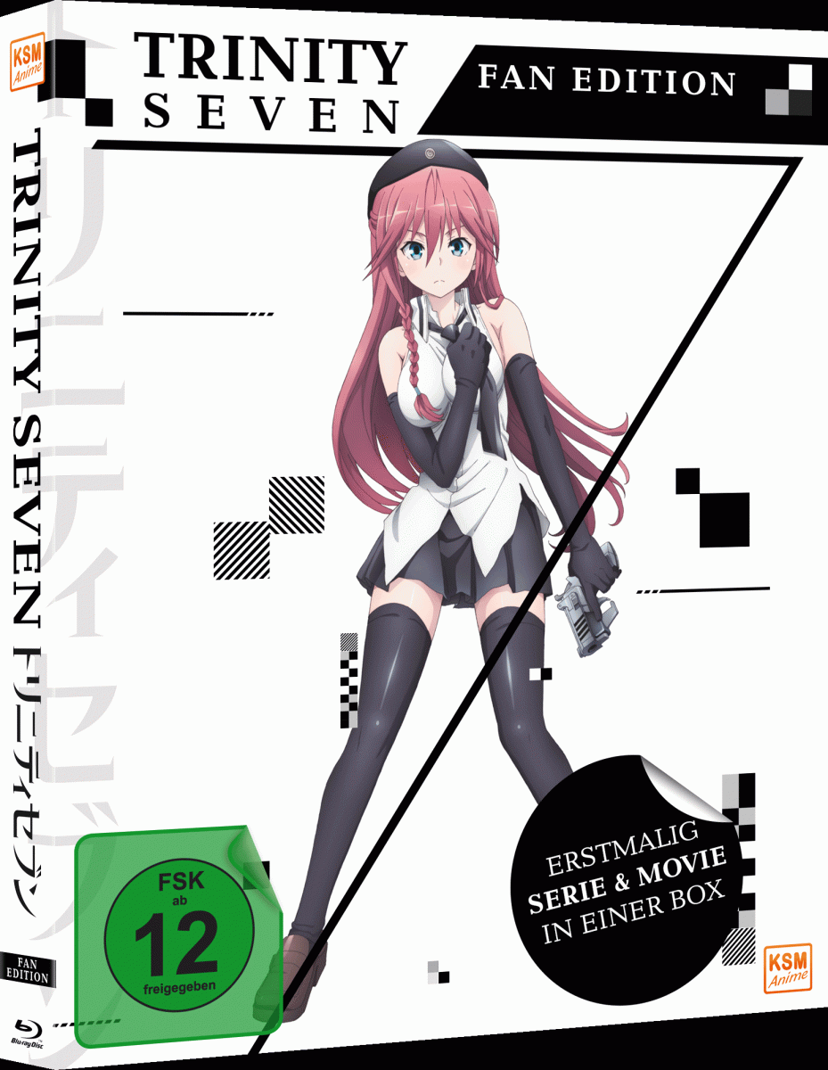 Trinity Seven - Fanedition: Episode 01-12 + Movie Blu-ray Trinity Seven - Fanedition: Episode 01-12 + Movie Blu-ray