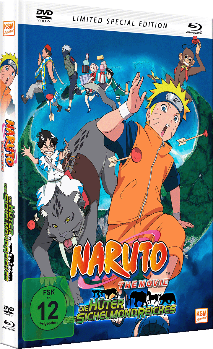Naruto - The Movie 3: Die Hüter des Sichelmondreiches (Limited Special Edition im Mediabook) [DVD + Blu-ray] Image 8
