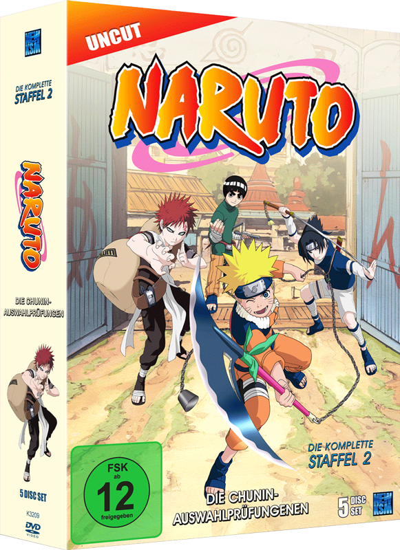 Naruto - Staffel 2: Die Chunin-Auswahlprüfungen (Episoden 20-52, uncut) [DVD] Image 2