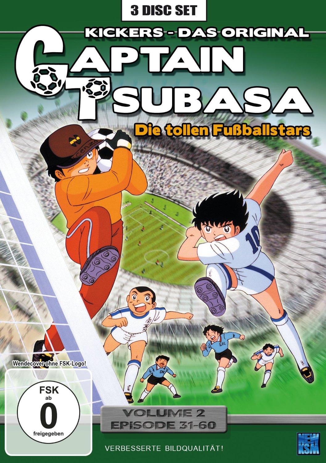 Captain Tsubasa: Die tollen Fußballstars - Volume 2: Episode 31-60 [DVD]