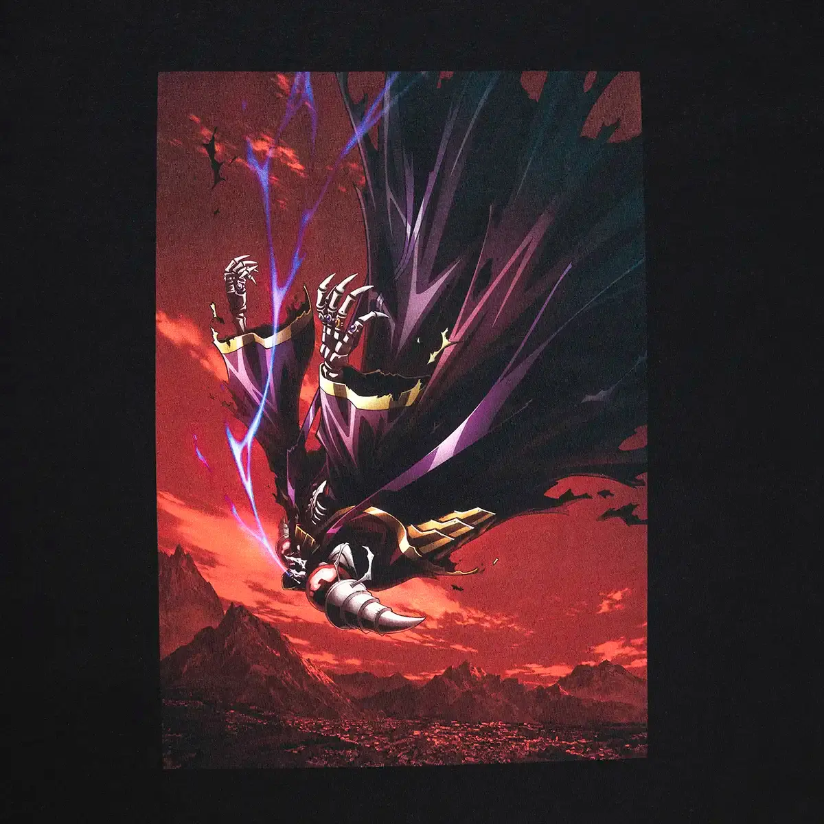 Falling Ainz - Overlord: The Sacred Kingdom - T-Shirt Schwarz XXL