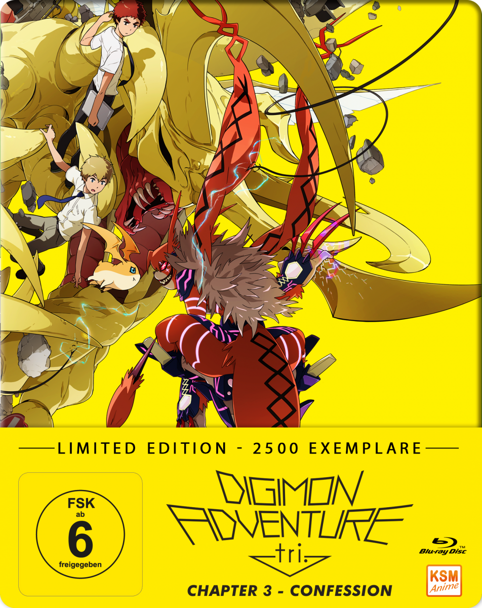 Digimon Adventure tri. Chapter 3 - Confession im FuturePak Blu-ray Cover