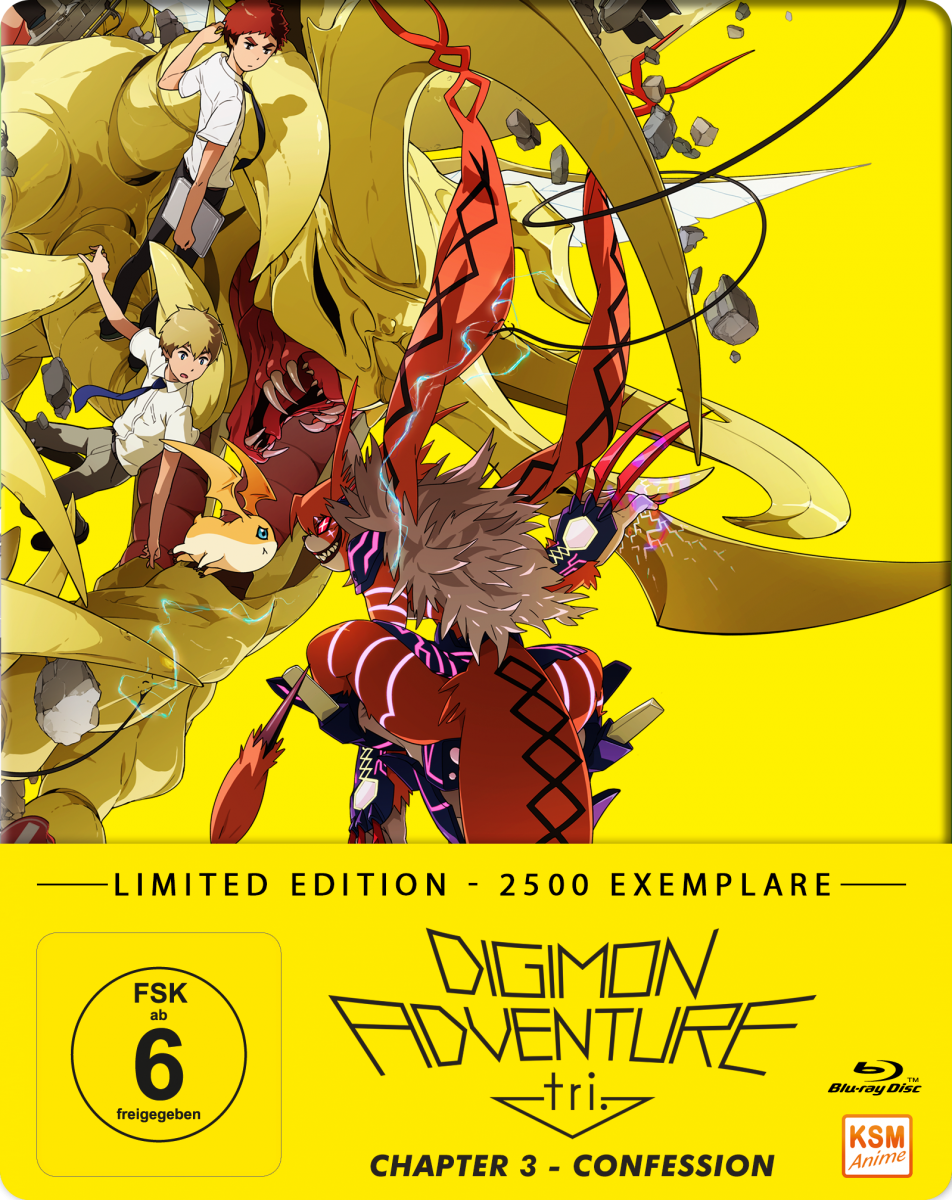 Digimon Adventure tri. Chapter 3 - Confession im FuturePak Blu-ray Cover Digimon Adventure tri. Chapter 3 - Confession im FuturePak Blu-ray Cover
