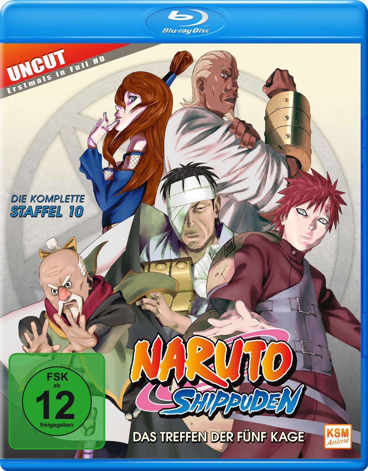 Naruto Shippuden - Staffel 10: Episode 417-442 (uncut) Blu-ray Cover