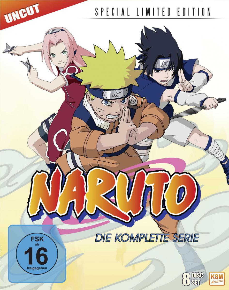 Naruto - Gesamt-Box (Special Limited Edition mit 8 Postkarten) Blu-ray Cover Naruto - Gesamt-Box (Special Limited Edition mit 8 Postkarten) Blu-ray Cover