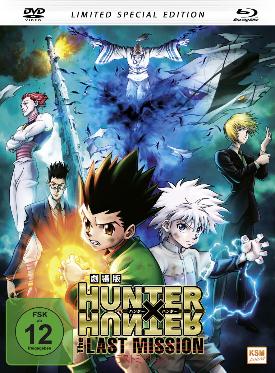 HUNTERxHUNTER - The Last Mission (Mediabook) [DVD + Blu-ray] Cover