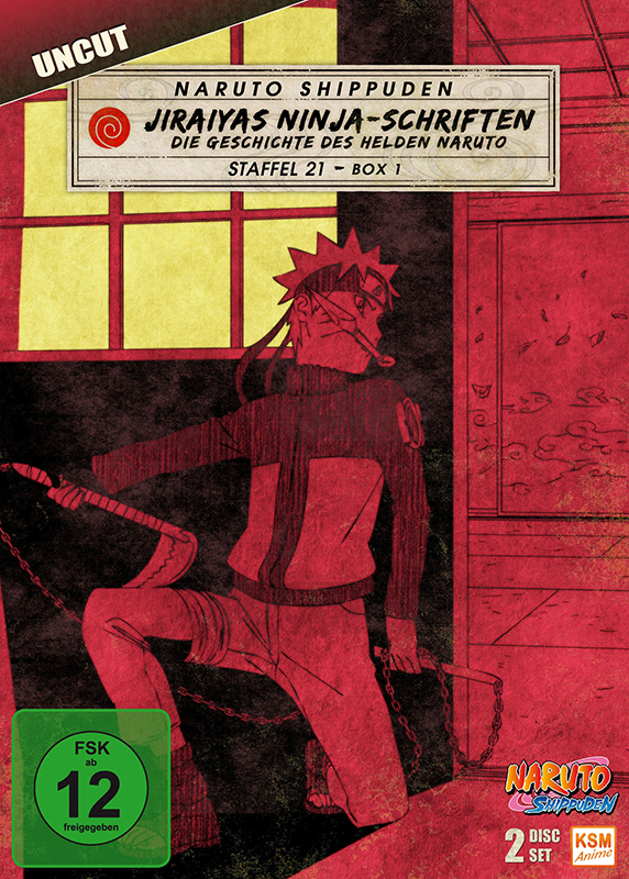 Naruto Shippuden - Staffel 21 Box 1: Episode 652-661 (uncut) [DVD] Cover