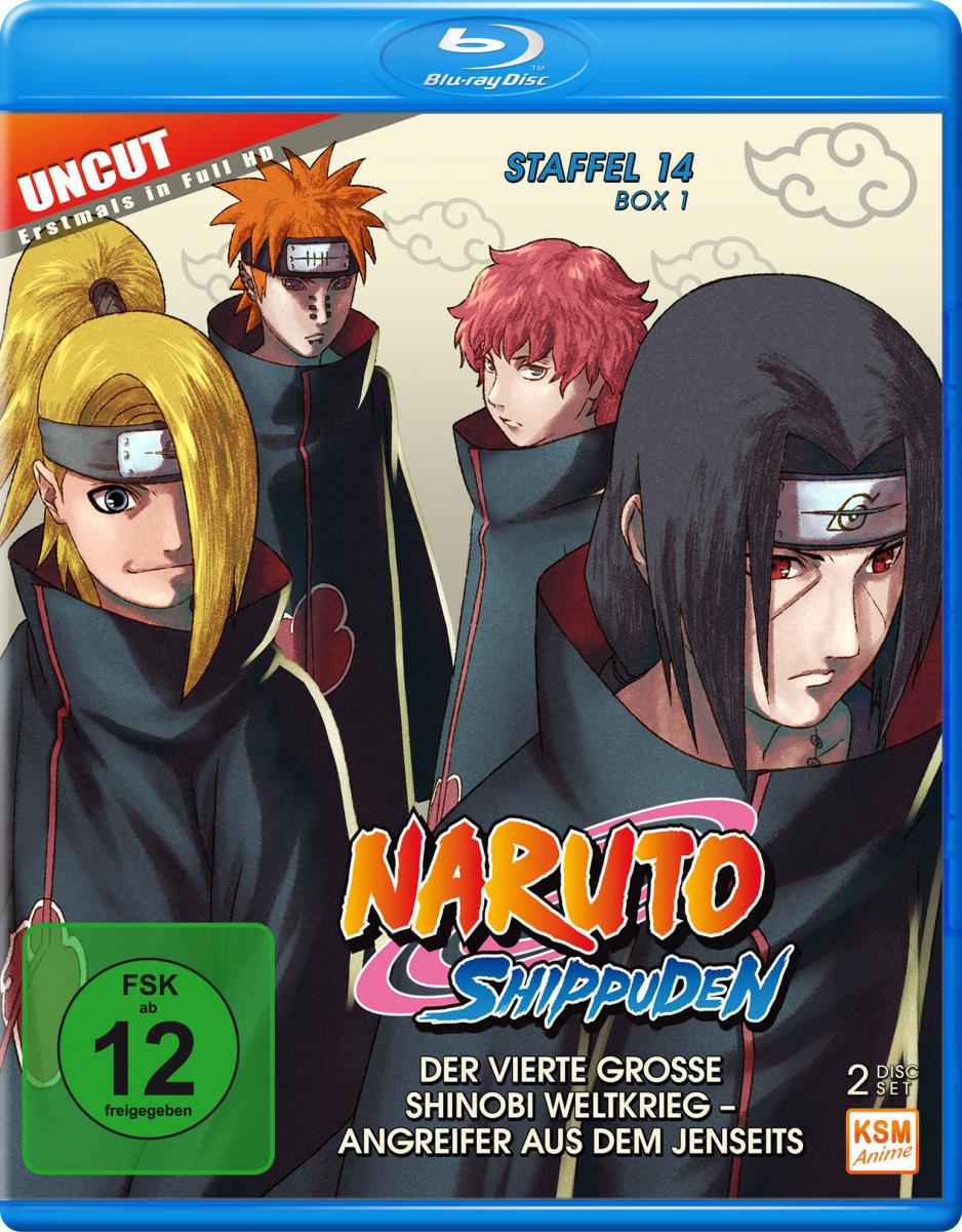 Naruto Shippuden - Staffel 14 Box 1: Episode 516-528 (uncut) Blu-ray