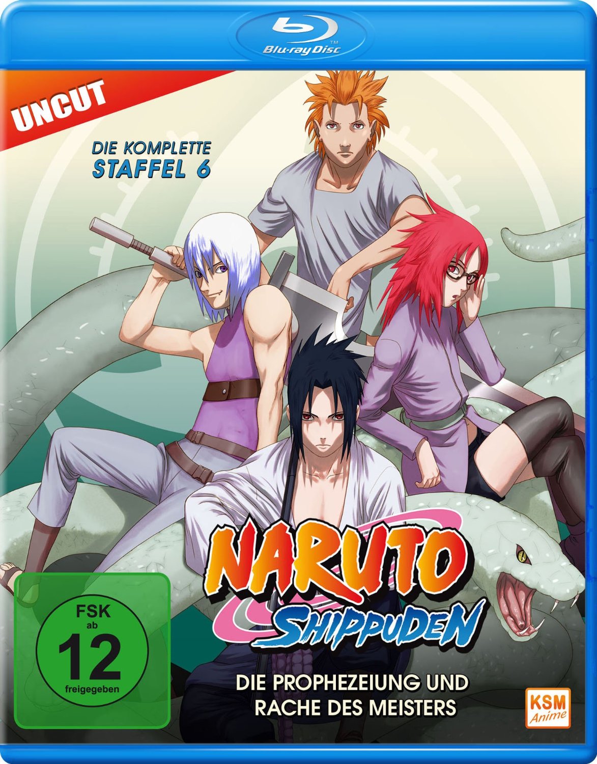 Naruto Shippuden - Staffel 6: Episode 333-363 (uncut) Blu-ray Cover Naruto Shippuden - Staffel 6: Episode 333-363 (uncut) Blu-ray Cover