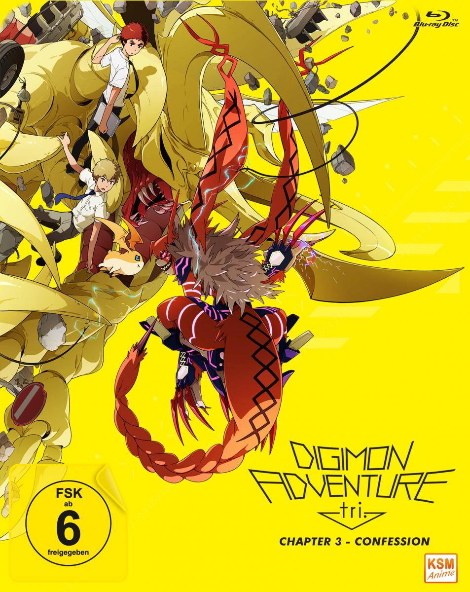 Digimon Adventure tri. Chapter 3 - Confession Blu-ray Cover