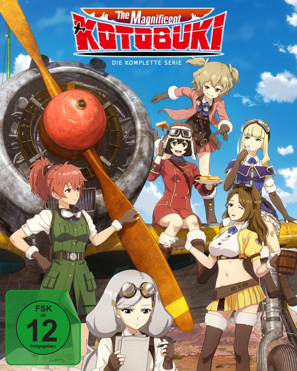 The Magnificent Kotobuki - Gesamtedition: Episode 01-12 Blu-ray Cover The Magnificent Kotobuki - Gesamtedition: Episode 01-12 Blu-ray Cover