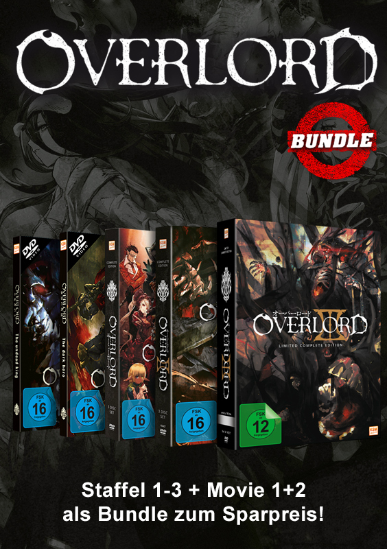 Overlord - Bundle: Staffel 1-3 + Movie 1&2 [DVD] Cover