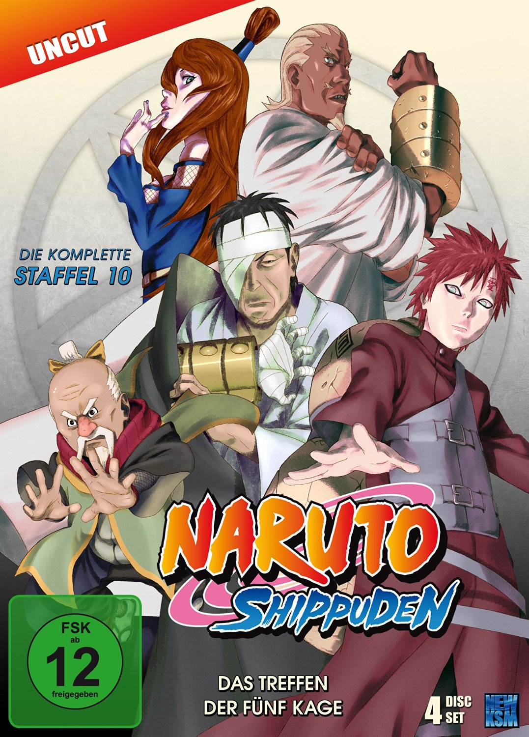 Naruto Shippuden - Staffel 10: Episode 417-442 (uncut) [DVD] Cover