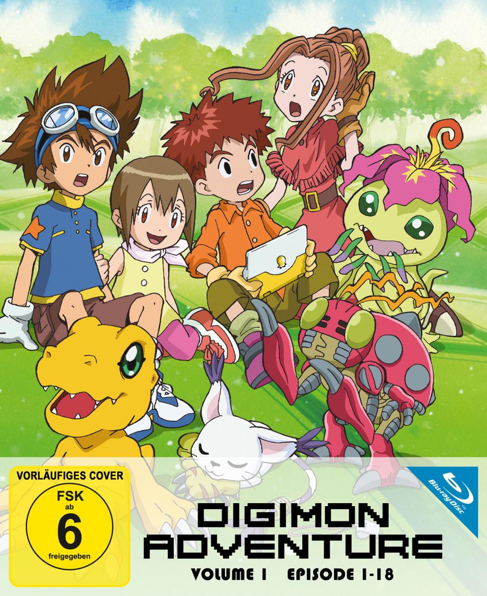 Digimon Adventure - Staffel 1.1: Episode 01-18 Blu-ray Cover Digimon Adventure - Staffel 1.1: Episode 01-18 Blu-ray Cover