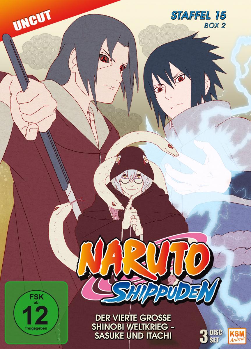Naruto Shippuden - Staffel 15 Box 2: Episode 555-568 (uncut) [DVD] Cover