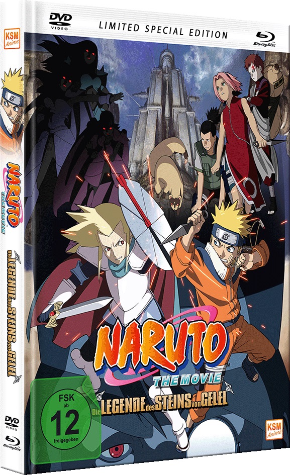 Naruto - The Movie 2: Die Legende des Steins von Gelel (Limited Special Edition im Mediabook) [DVD + Blu-ray] Image 12