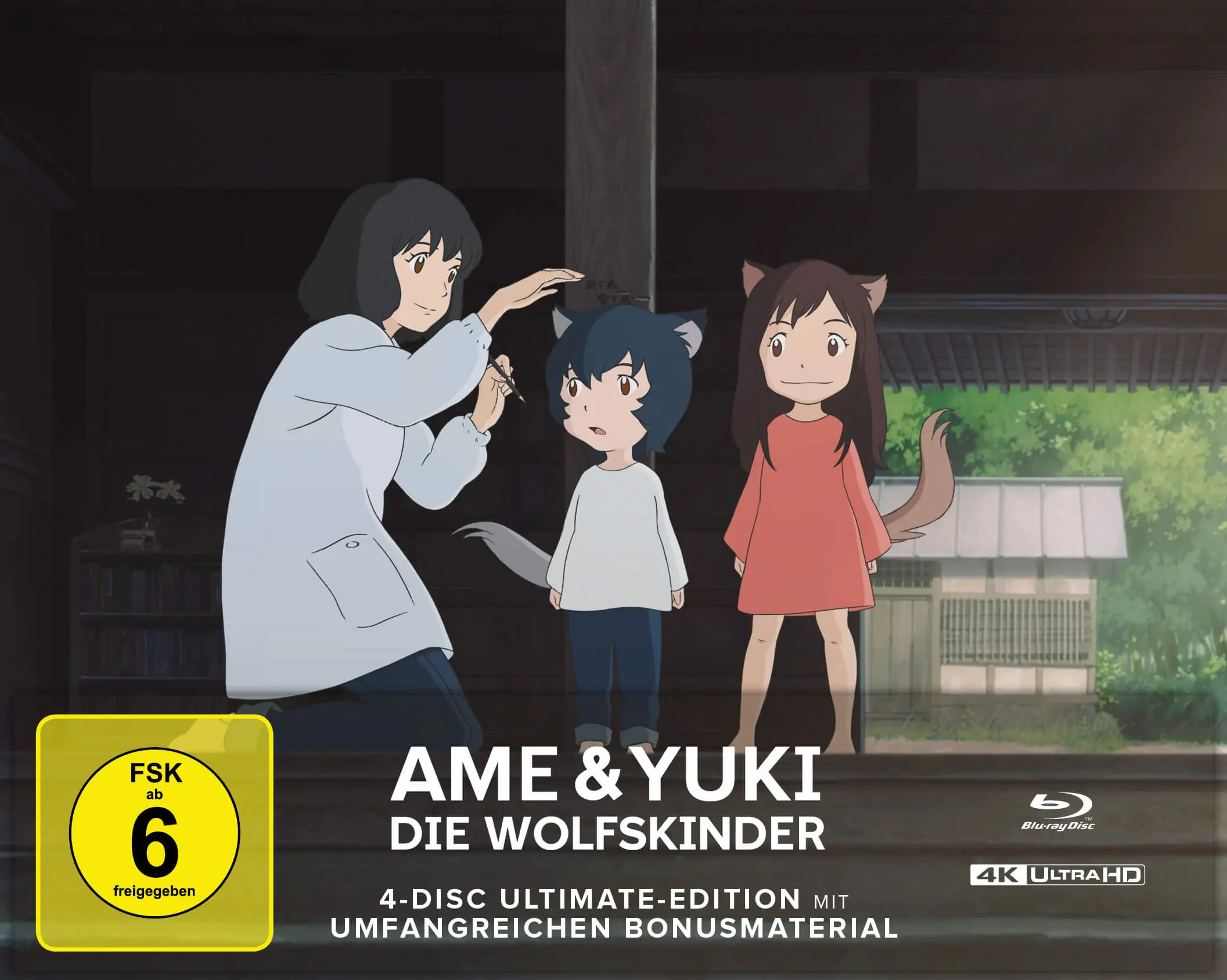 Ame & Yuki - Die Wolfskinder - Ultimate Edition [4K UHD + Blu-ray]