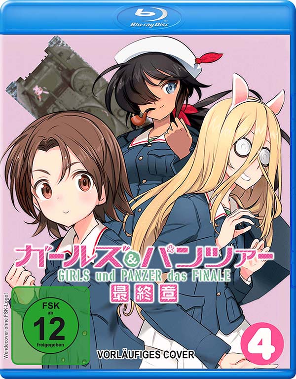 Girls und Panzer - Das Finale: Teil 4 [Blu-ray] Cover