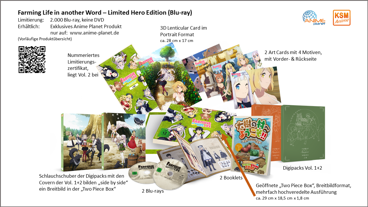 Farming Life in another World - Limited Hero Edition - Vol. 1: Ep. 1-6 [Blu-ray] Thumbnail 3