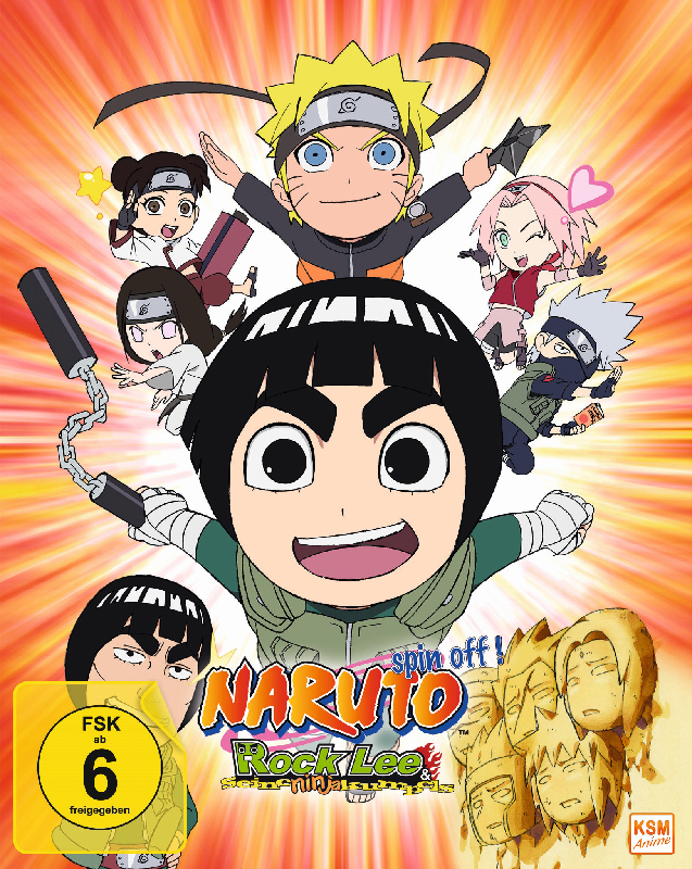 Naruto - Spin- Off! - Rock Lee und seine Ninja Kumpels - Volume 1: Episode 01-13 Blu-ray Cover Naruto - Spin- Off! - Rock Lee und seine Ninja Kumpels - Volume 1: Episode 01-13 Blu-ray Cover