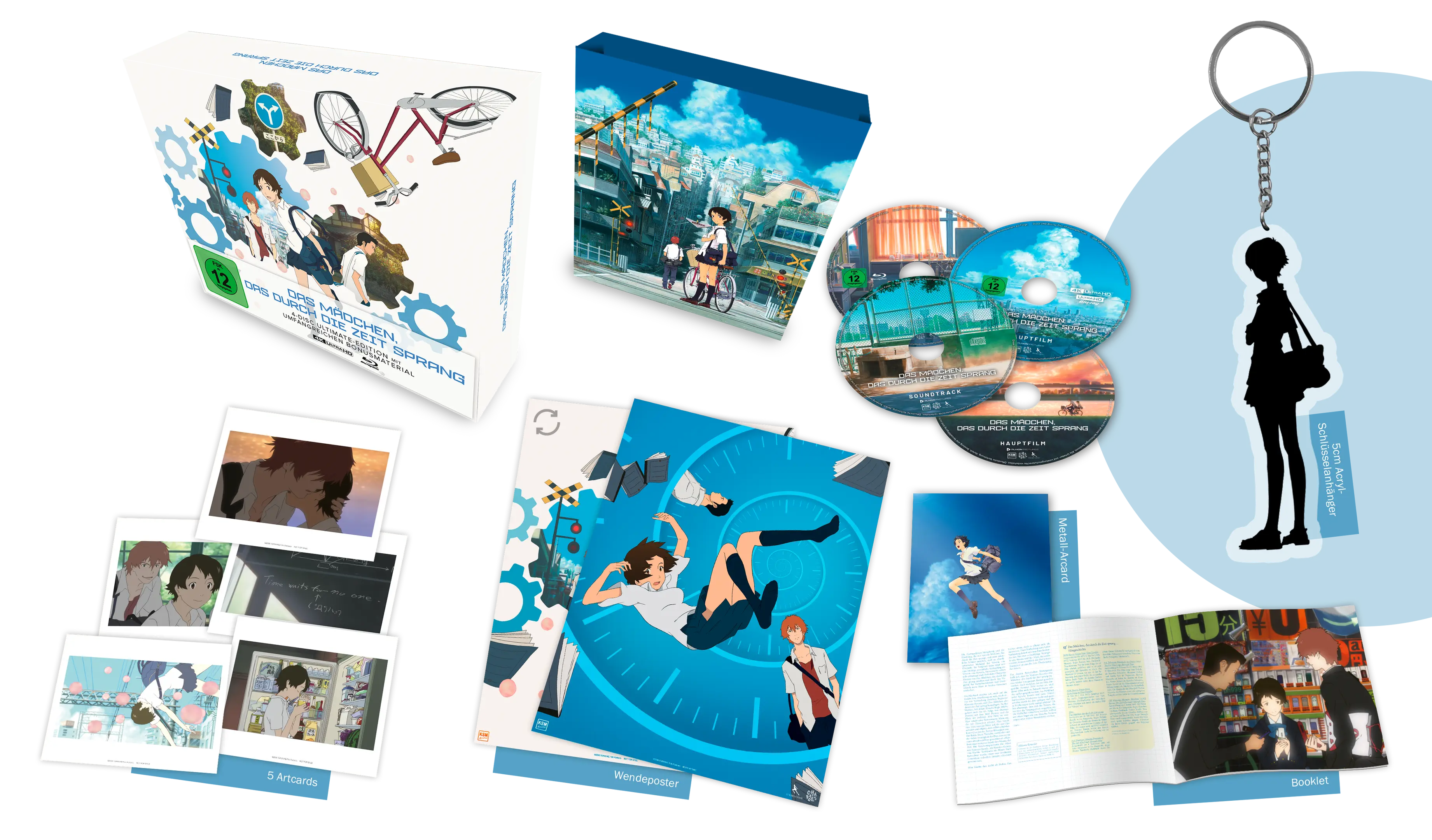 Das Mädchen, das durch die Zeit sprang - Ultimate Edition [4K UHD + Blu-ray + CD]