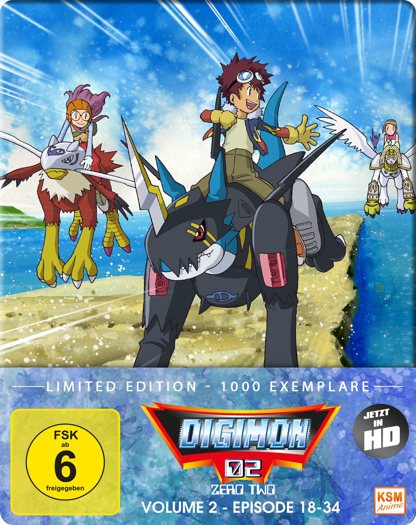 Digimon Adventure 02 - Volume 2 - Limited Edition: Episode 18-34 im FuturePak [Blu-ray]