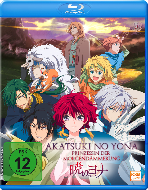 Akatsuki no Yona - Prinzessin der Morgendämmerung - Volume 5: Episode 21-24 Blu-ray Cover Akatsuki no Yona - Prinzessin der Morgendämmerung - Volume 5: Episode 21-24 Blu-ray Cover