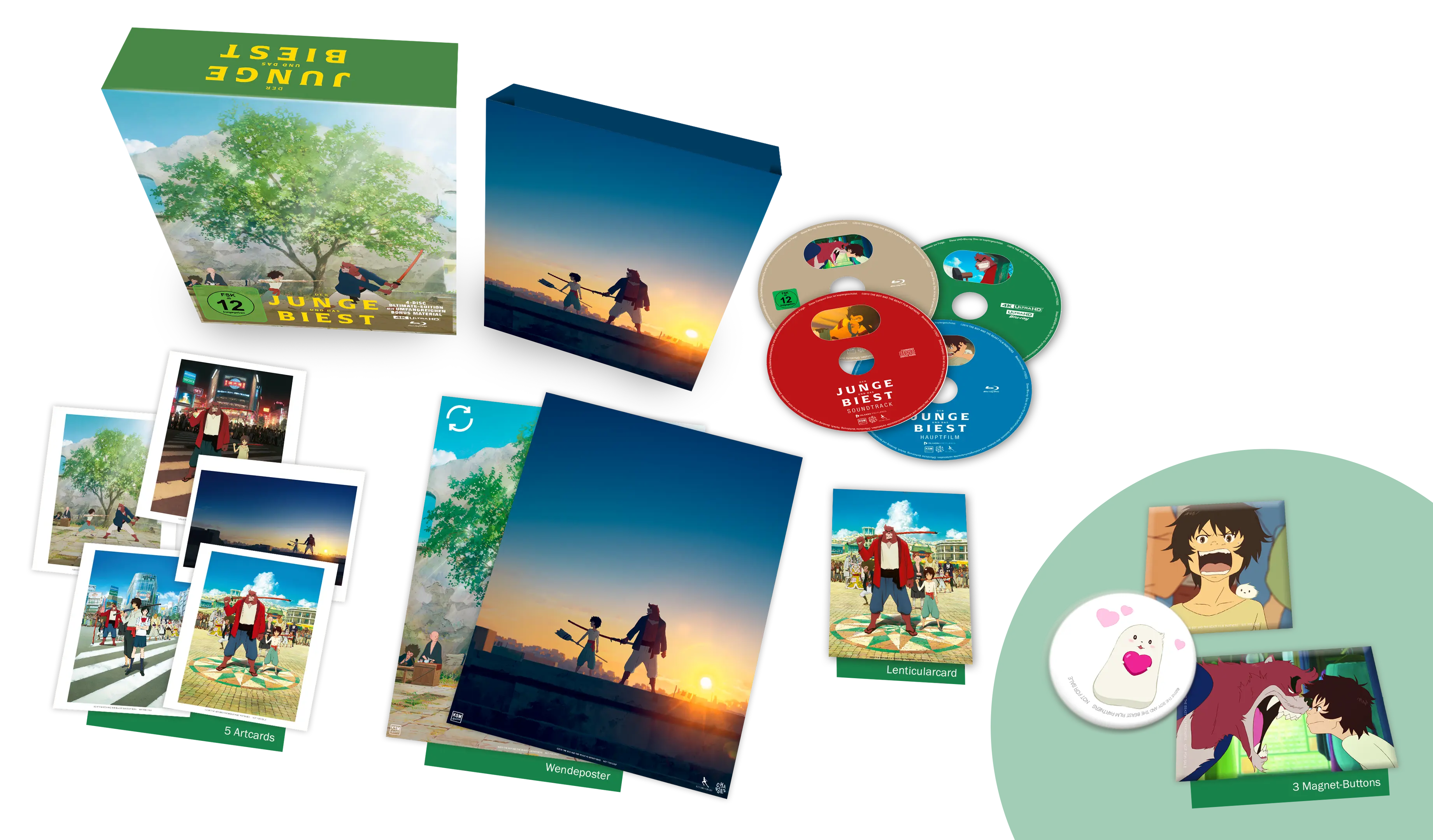 Der Junge und das Biest - Ultimate Edition [4K UHD + Blu-ray]