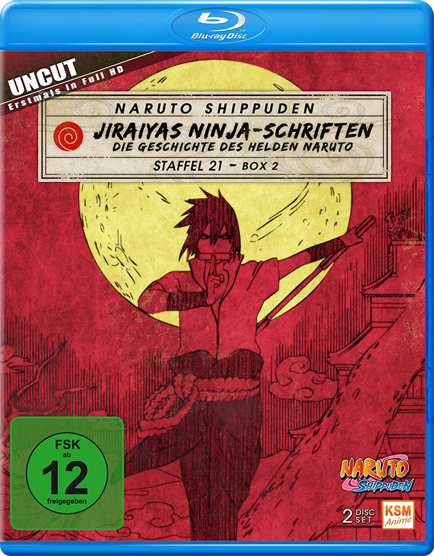 Naruto Shippuden - Staffel 21 Box 2: Episode 662-670 (uncut) Blu-ray Cover Naruto Shippuden - Staffel 21 Box 2: Episode 662-670 (uncut) Blu-ray Cover