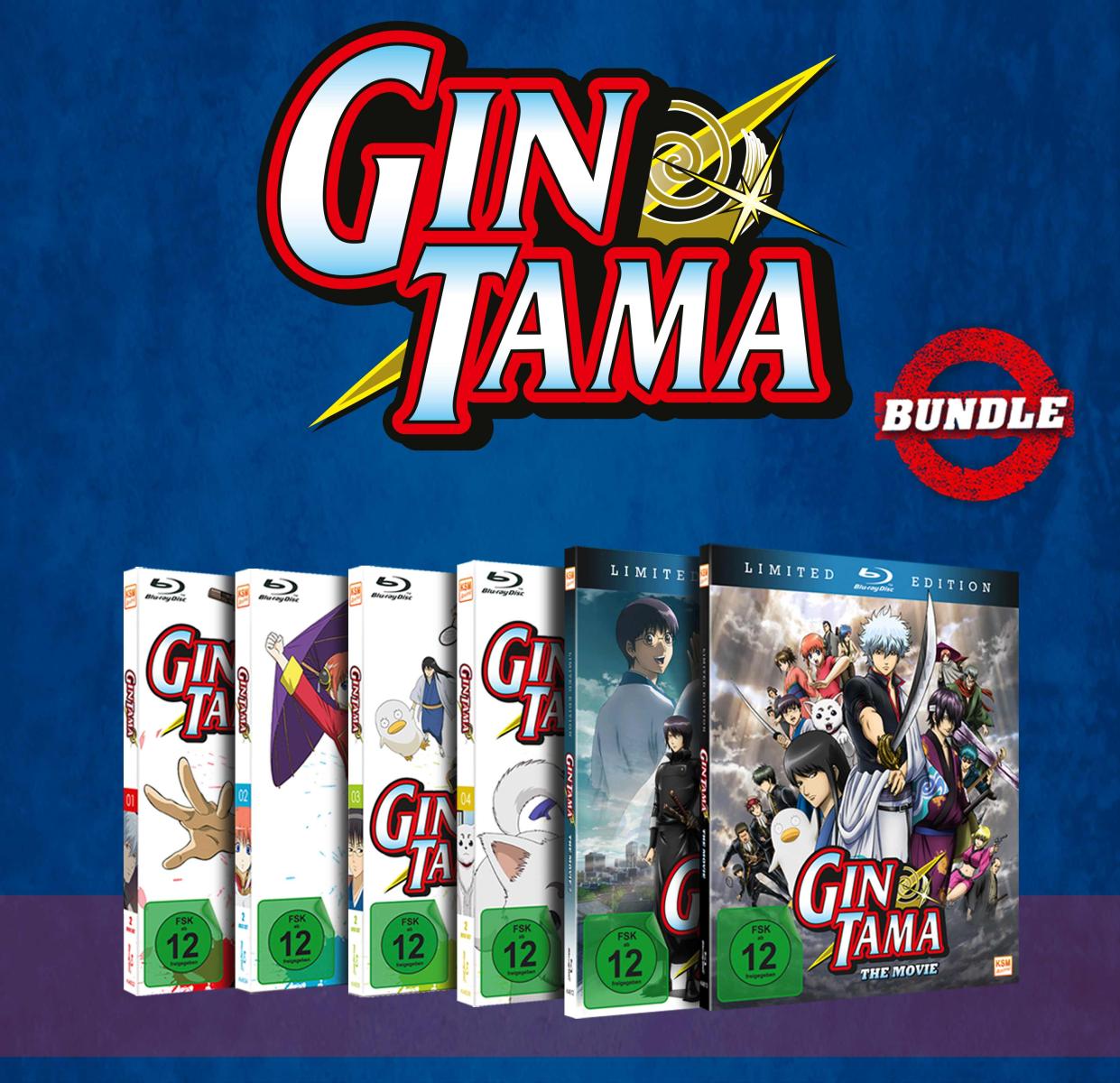 Gintama Fan-Bundle Vol. 1-4 mit Anime Movies [Blu-ray]