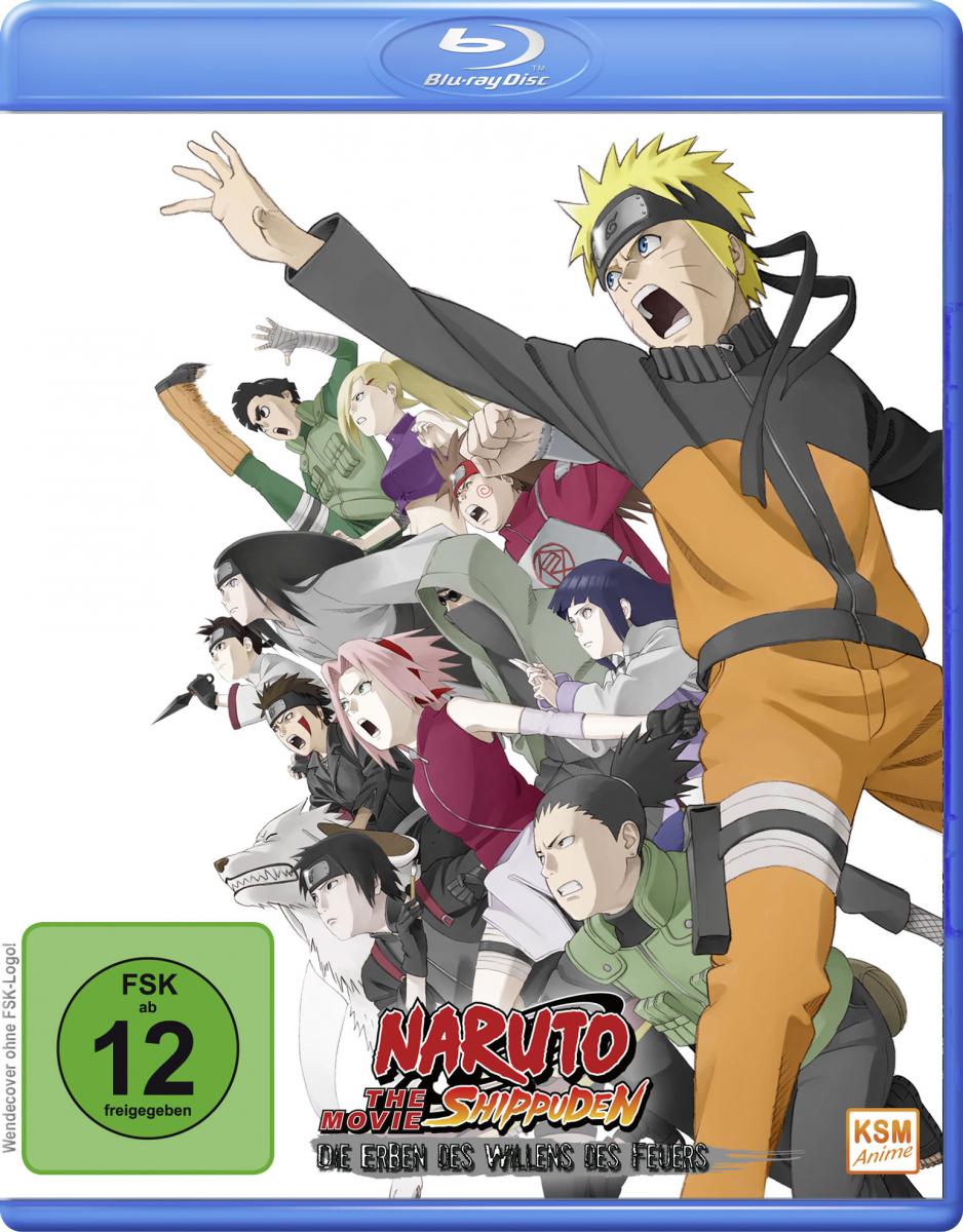 Naruto Shippuden - The Movie 3: Die Erben des Willens des Feuers (2009) Blu-ray Cover