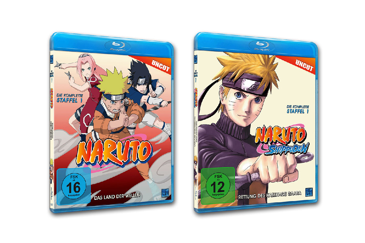 Naruto Edition - Staffel 1 Naruto & Naruto Shippuden Blu-ray Cover