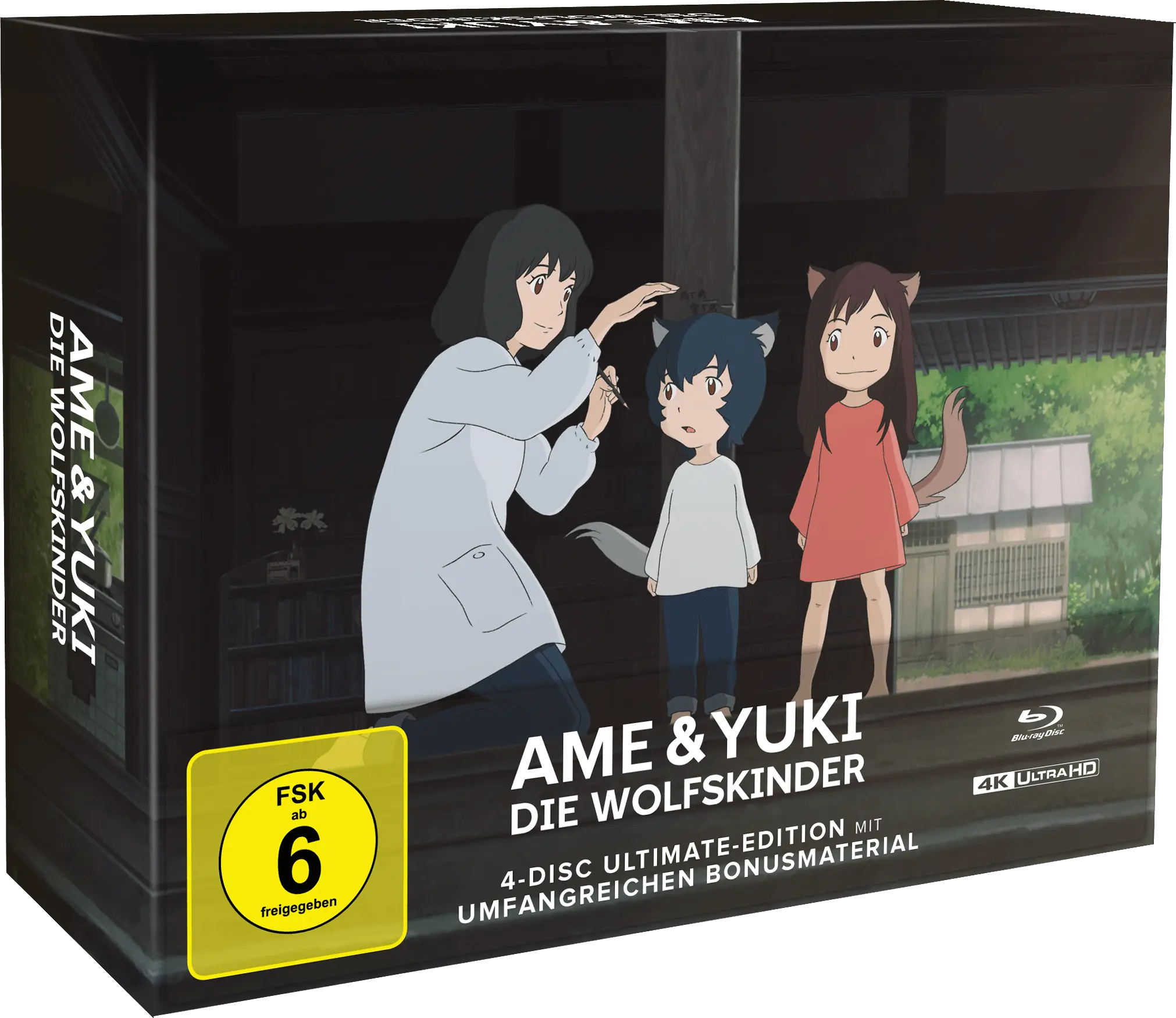 Ame & Yuki - Die Wolfskinder - Ultimate Edition [4K UHD + Blu-ray]