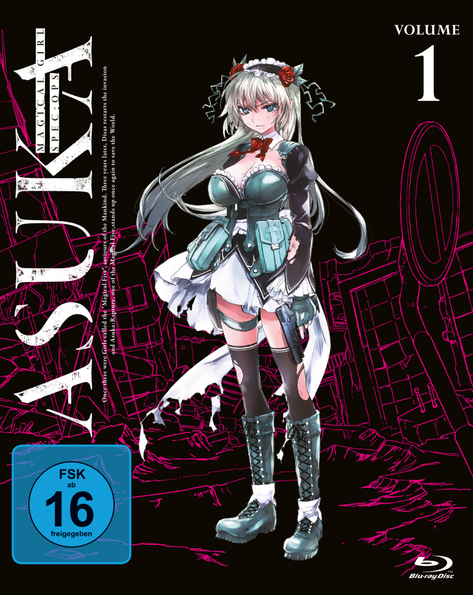 Magical Girl Spec-Ops Asuka - Volume 1 Blu-ray Cover Magical Girl Spec-Ops Asuka - Volume 1 Blu-ray Cover