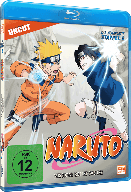 Naruto - Staffel 5: Mission Rettet Sasuke (Episoden 107-135, uncut) Blu-ray Naruto - Staffel 5: Mission Rettet Sasuke (Episoden 107-135, uncut) Blu-ray