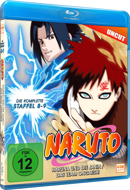 Naruto - Staffel 8 & 9: Haruna und die Janin / Das Team Ongaeshi (Folge 184-220, uncut) Blu-ray Naruto - Staffel 8 & 9: Haruna und die Janin / Das Team Ongaeshi (Folge 184-220, uncut) Blu-ray