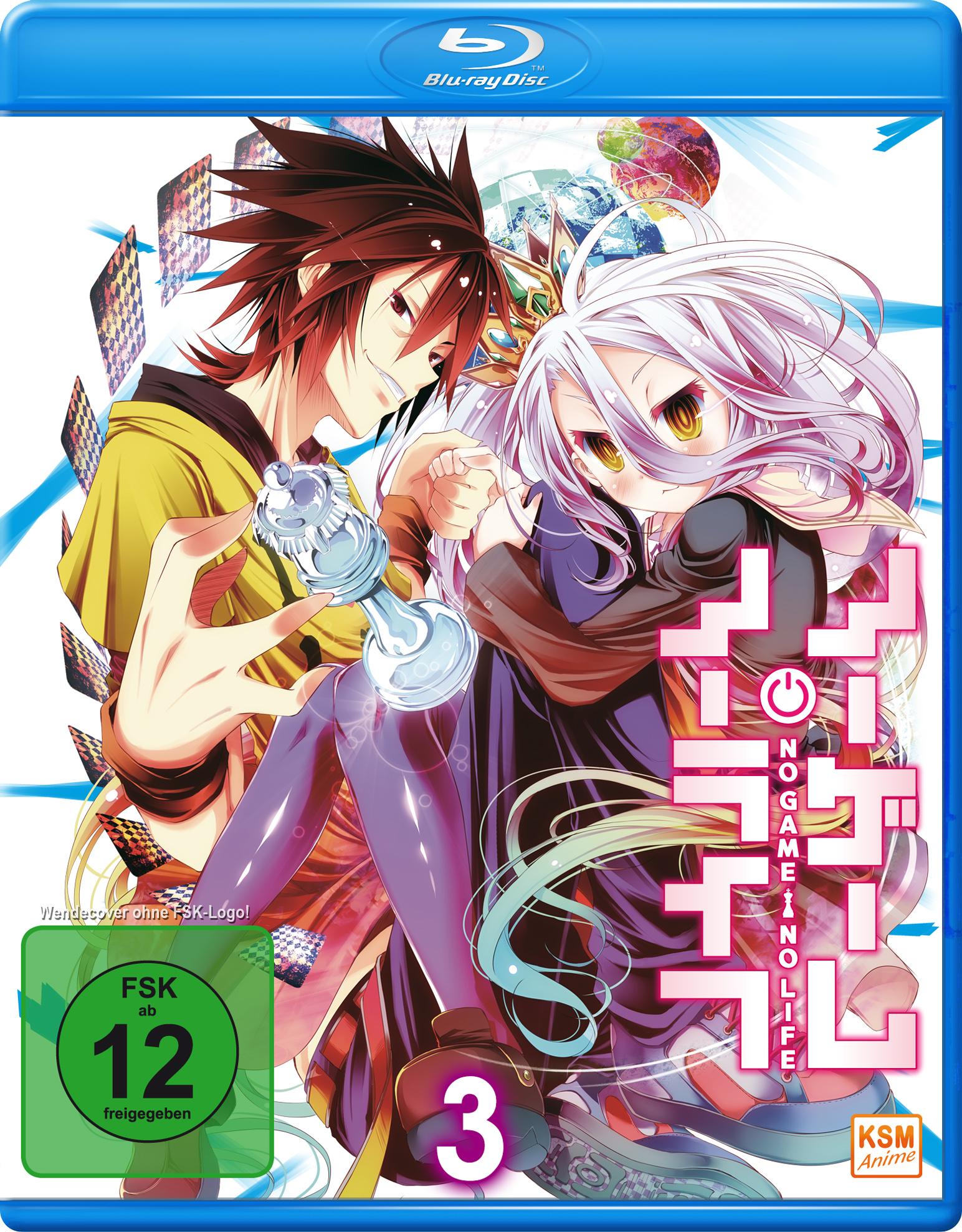No Game No Life - Volume 3: Episode 09-12 Blu-ray Cover No Game No Life - Volume 3: Episode 09-12 Blu-ray Cover