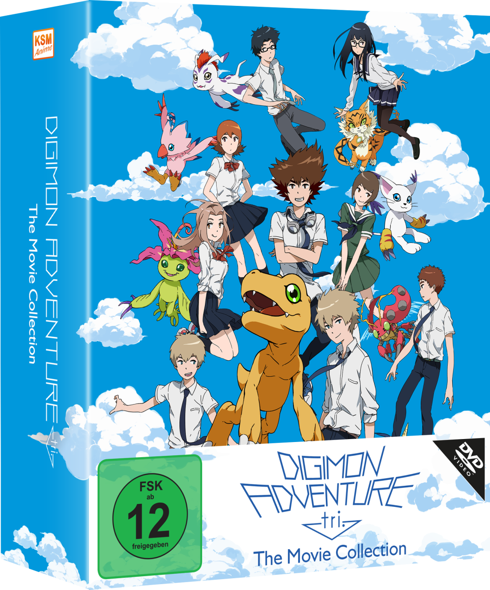 DVD ANIME DIGIMON ADVENTURE TRI MOVIE Collection SAIKAI + KETSUI Eng Subs