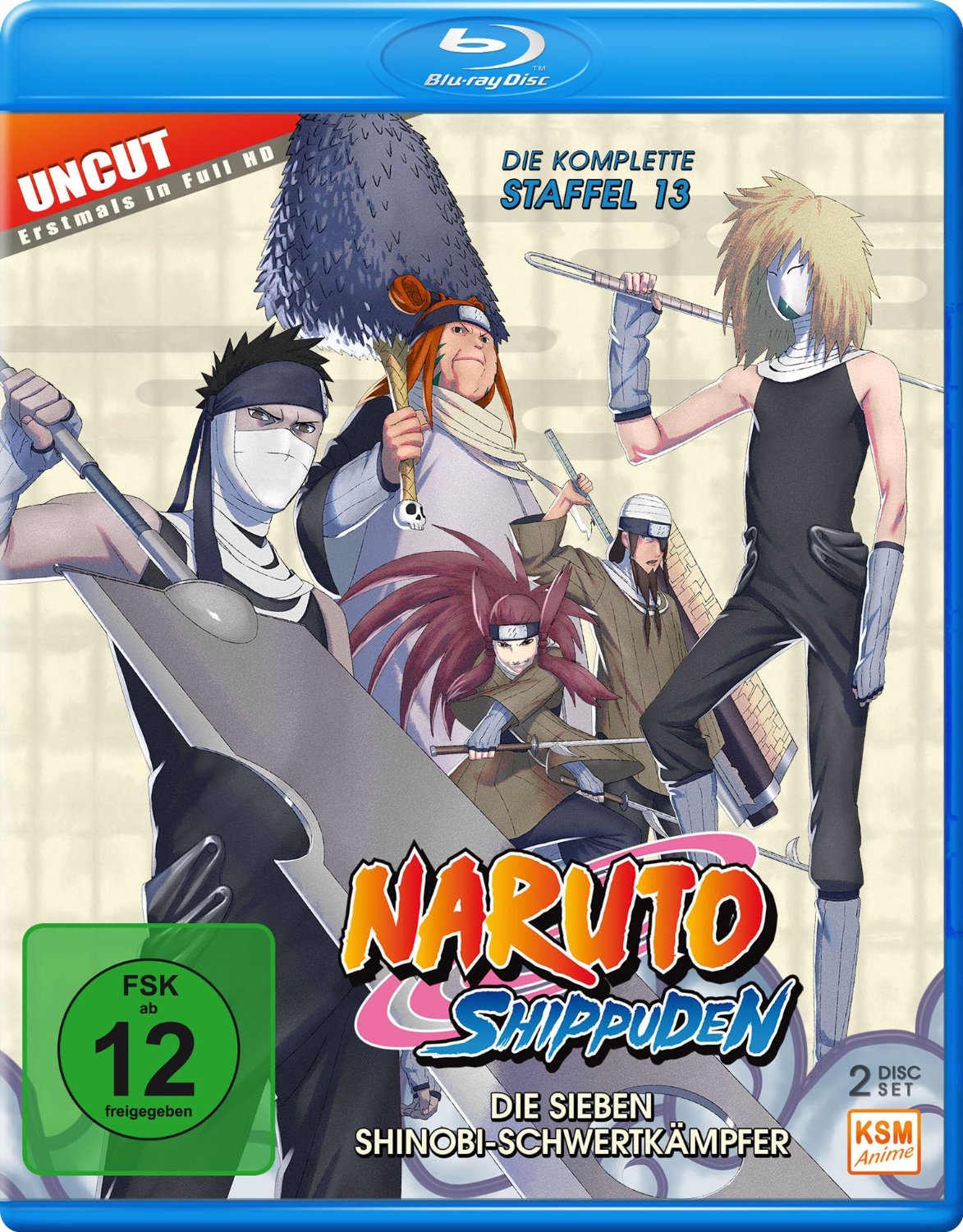 Naruto Shippuden - Staffel 13: Epsiode 496-509 (uncut) Blu-ray Cover