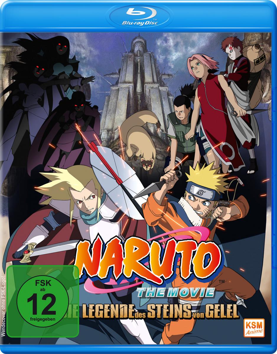 Naruto - The Movie 2: Die Legende des Steins von Gelel Blu-ray Cover Naruto - The Movie 2: Die Legende des Steins von Gelel Blu-ray Cover