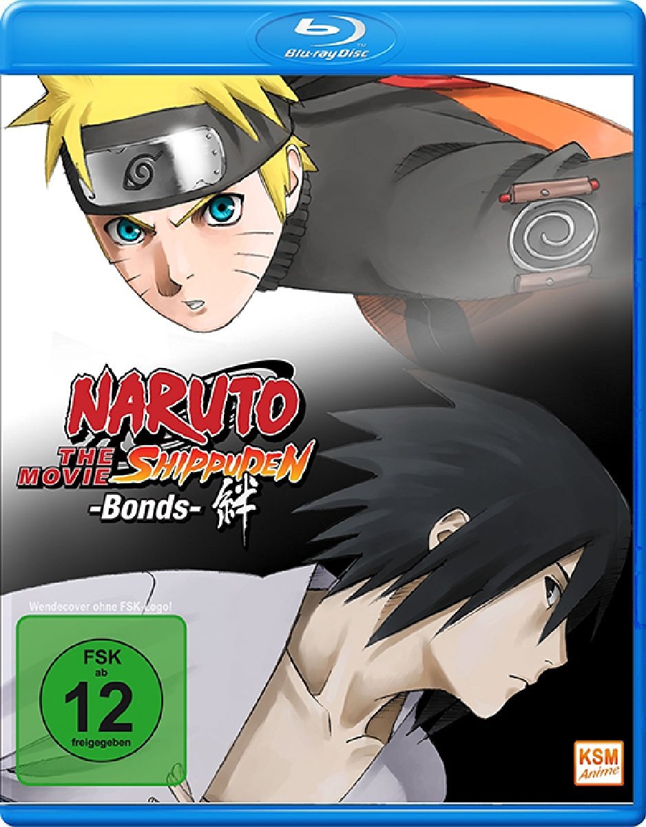 Naruto Shippuden - The Movie 2: Bonds Blu-ray Cover Naruto Shippuden - The Movie 2: Bonds Blu-ray Cover