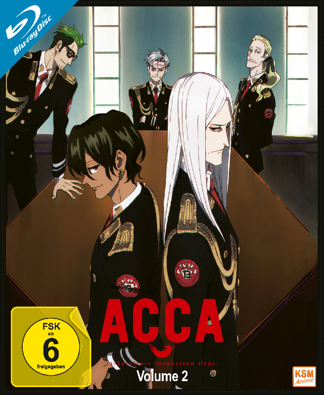 ACCA: 13 Territory Inspection Dept. - Volume 2: Episode 05-08 Blu-ray Cover ACCA: 13 Territory Inspection Dept. - Volume 2: Episode 05-08 Blu-ray Cover