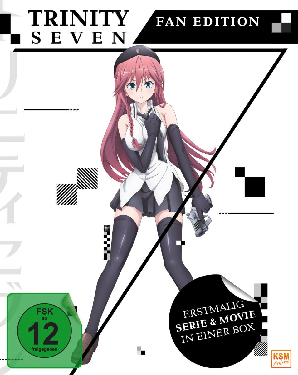 Trinity Seven - Fanedition: Episode 01-12 + Movie Blu-ray Cover Trinity Seven - Fanedition: Episode 01-12 + Movie Blu-ray Cover