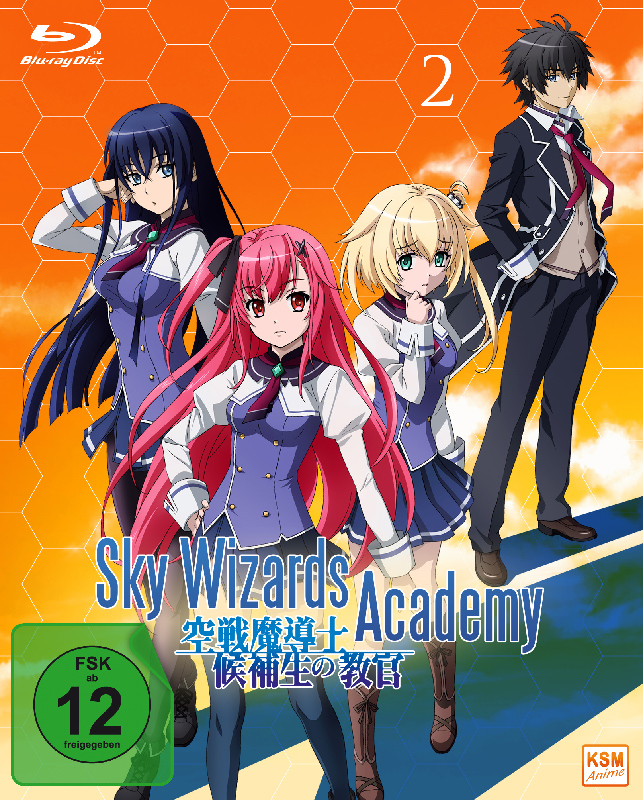 Sky Wizards Academy - Volume 2: Episode 07-12 + OVA Blu-ray Cover Sky Wizards Academy - Volume 2: Episode 07-12 + OVA Blu-ray Cover