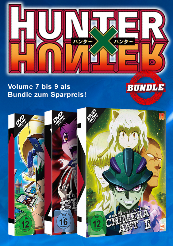 HUNTERxHUNTER - Bundle Nr. 3: Vol. 7-9: Episode 68-100 [DVD]