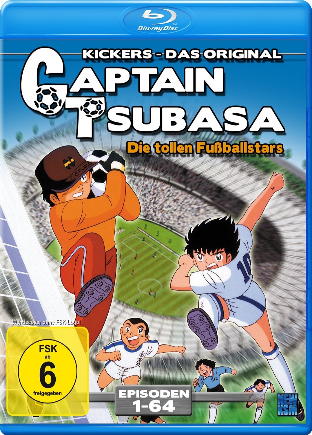 Captain Tsubasa: Die tollen Fußballstars - Episoden 01-64 Blu-ray Cover Captain Tsubasa: Die tollen Fußballstars - Episoden 01-64 Blu-ray Cover