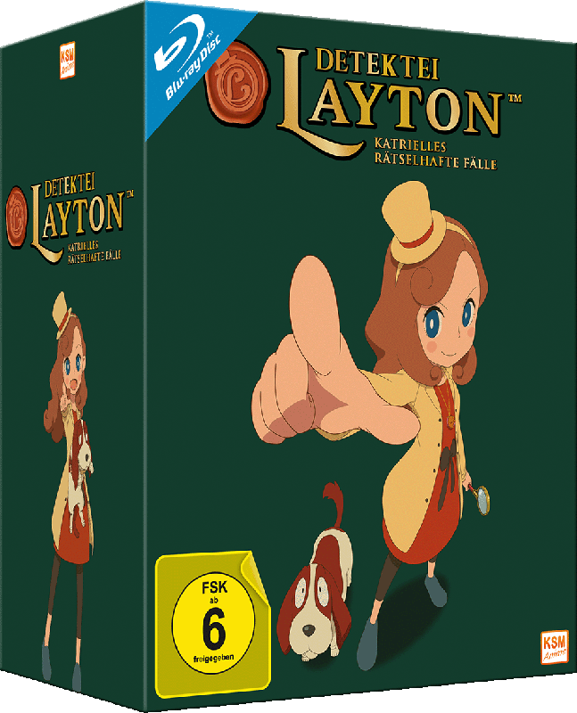 Detektei Layton - Katrielles rätselhafte Fälle - Volume 1: Episode 01-10 inkl. Sammelschuber Blu-ray Image 3