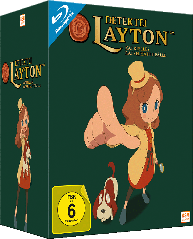 Detektei Layton - Katrielles rätselhafte Fälle - Volume 1: Episode 01-10 inkl. Sammelschuber Blu-ray Detektei Layton - Katrielles rätselhafte Fälle - Volume 1: Episode 01-10 inkl. Sammelschuber Blu-ray