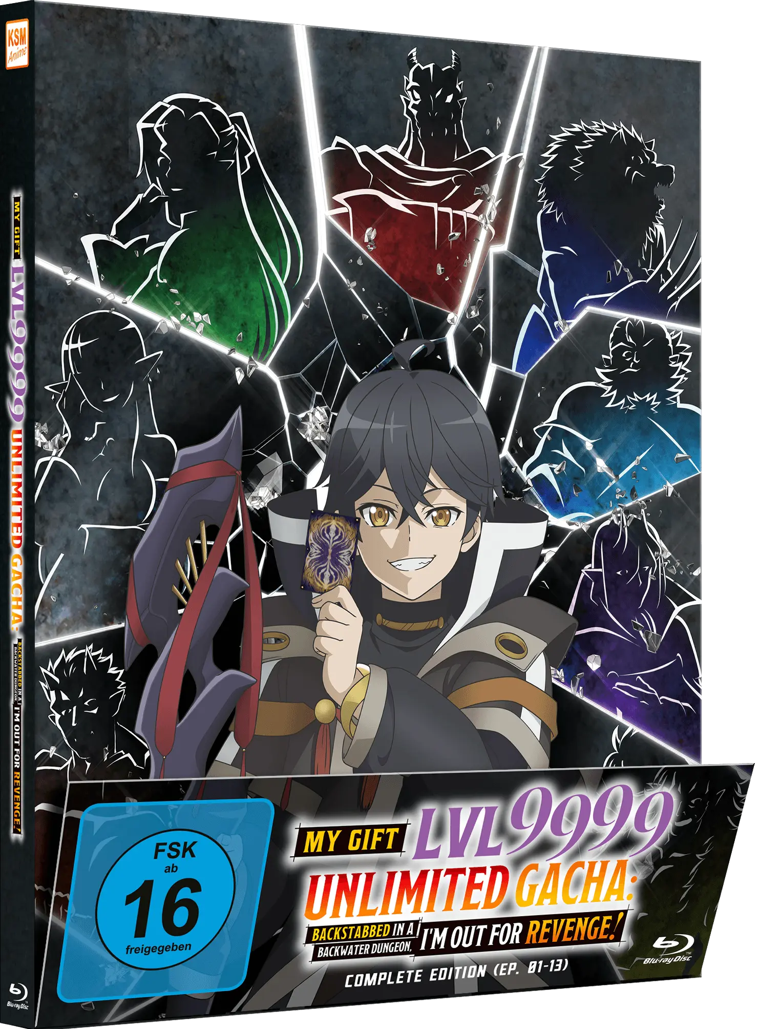 My Gift Lvl 9999 Unlimited Gacha: Backstabbed in a Backwater Dungeon, I’m Out for Revenge! - Complete Edition [Blu-ray]