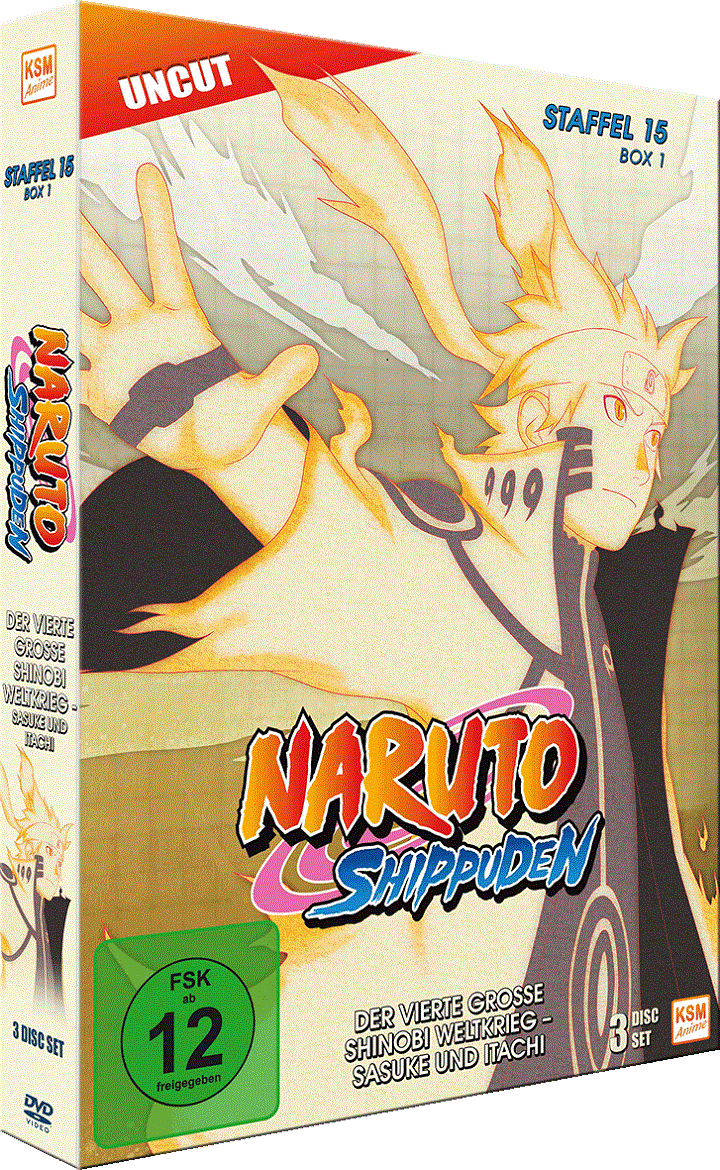 Naruto Shippuden - Staffel 15 Box 1: Episode 541-554 (uncut) [DVD] Image 2